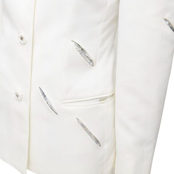 Gianni Versace Medusa slash sequins blazer - Picture 2 of 6